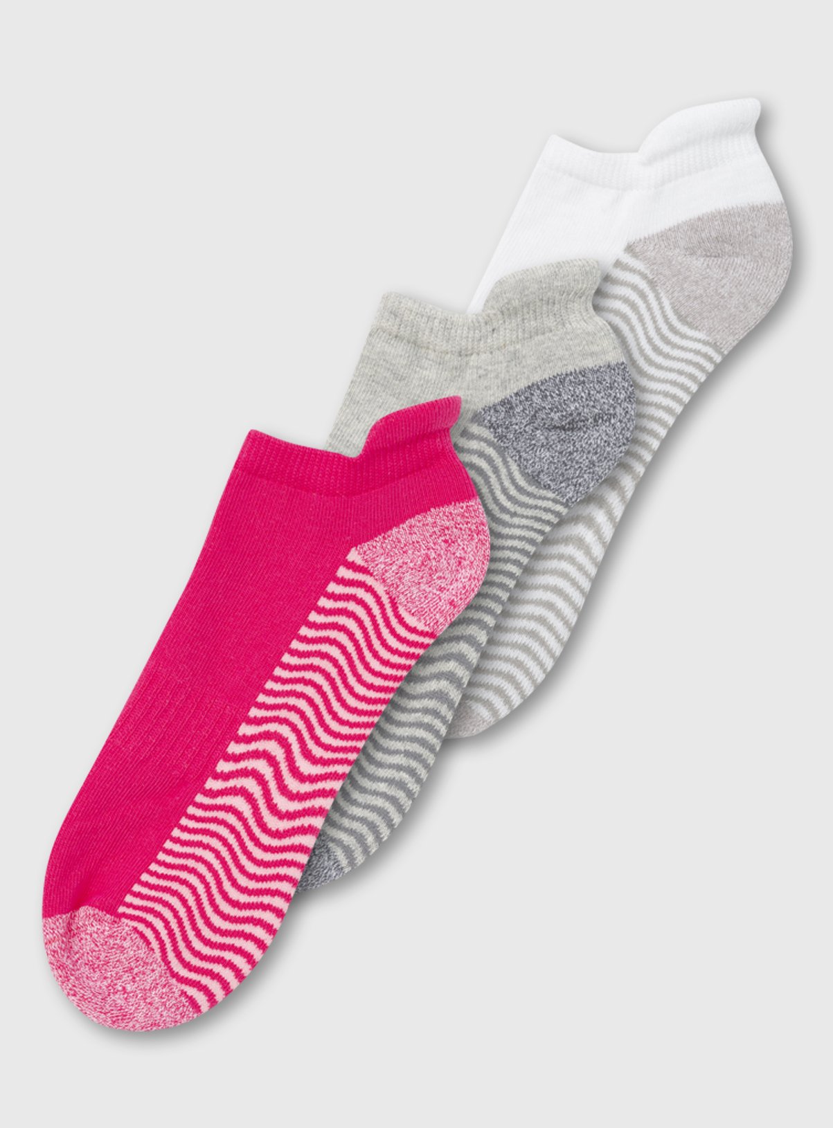 neon pink trainer socks